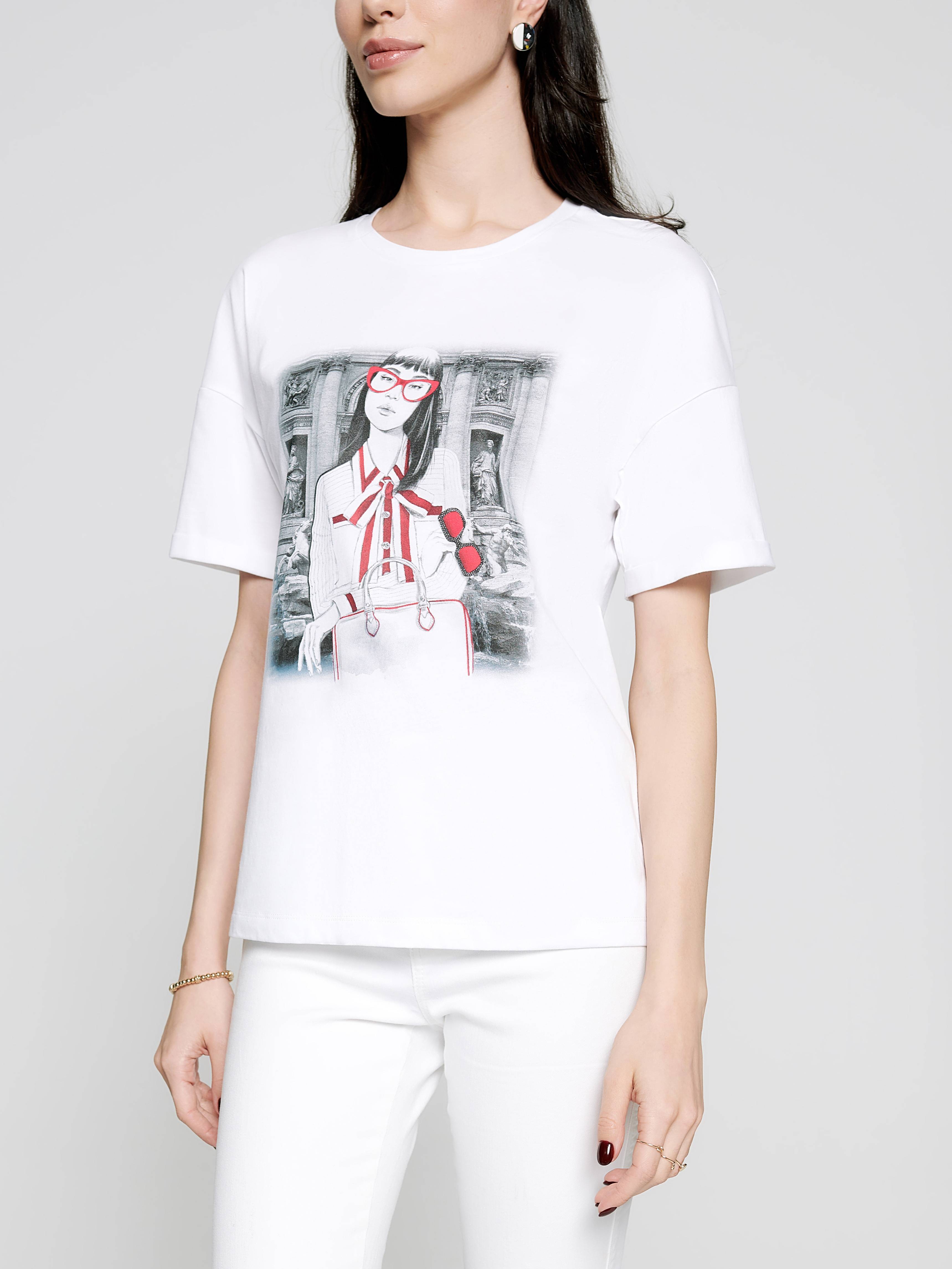 Джемпер жіночий Conte ⭐️, White, Біла бавовняна футболка з принтом "Fashion Girl" LD 1114
Джемпер жіночий Conte ⭐️, White, Біла бавовняна футболка з принтом "Fashion Girl" LD 1114