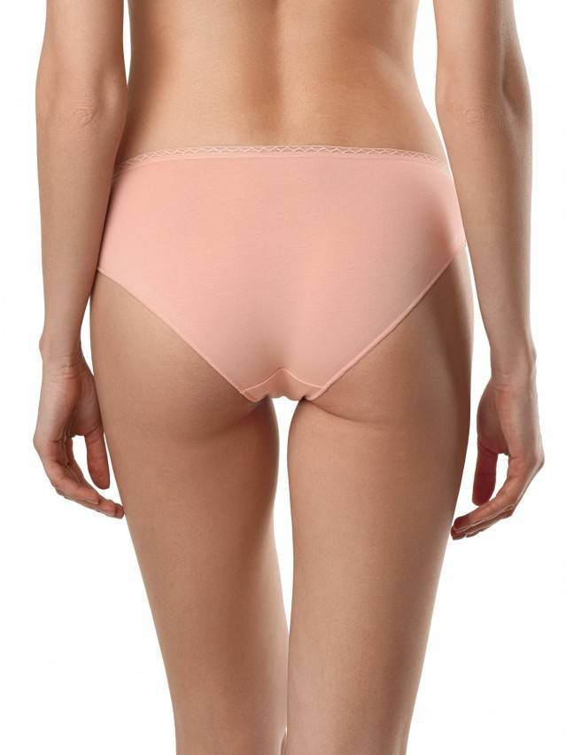 Однотонні труси «BIKINI» зроблені із комфортного бавовняного трикотажу, яке доповнено невагомим мереживом. Цікава модель, що поєднує в - 2