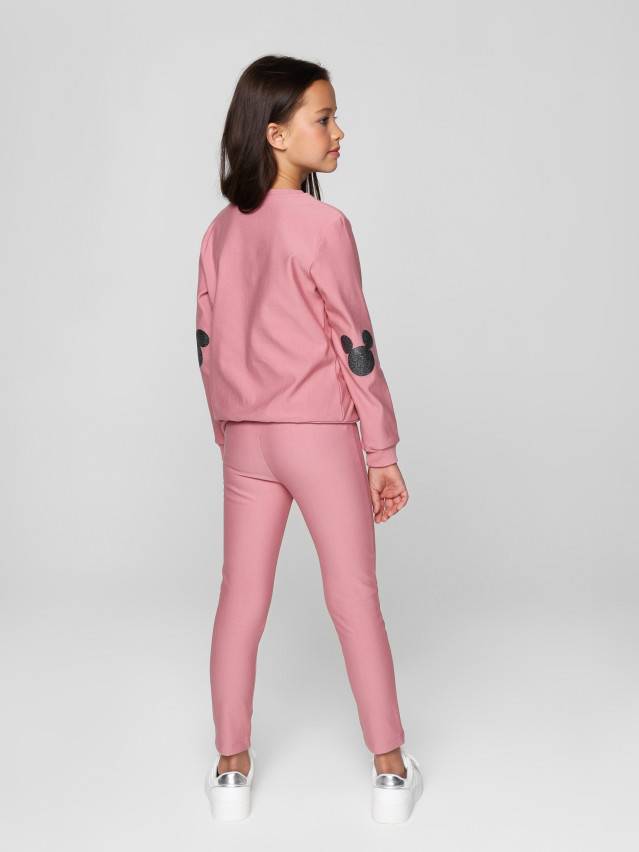 Джемпер для дівчаток CE DISNEY DD 1070, р.104,110-56, dusty rose-black - 3