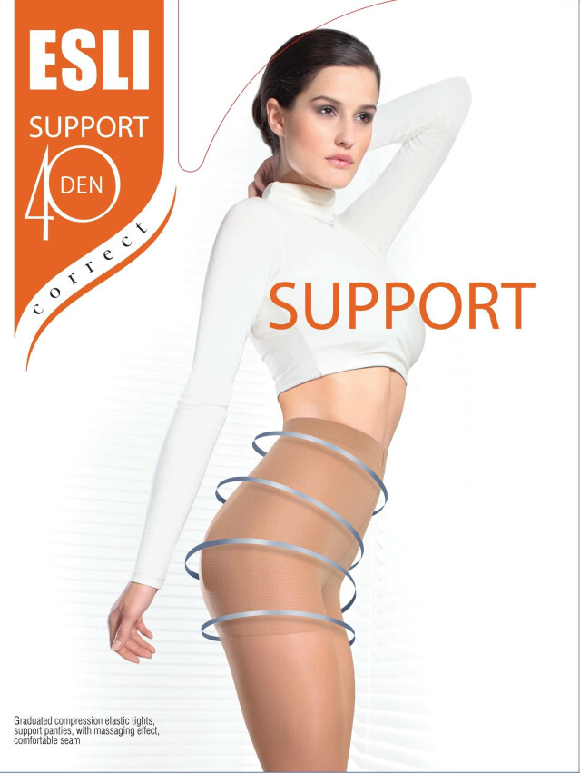 Колготки жіночі ESLI SUPPORT 40, р.2, marrone - 1