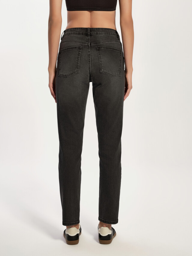 Брюки джинсові жін. CON-828, р.170-102, washed black - 6