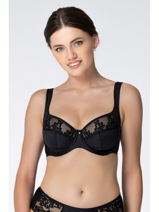 Бюст. semi soft RS Grace 723721, р.80C, чорний - 1