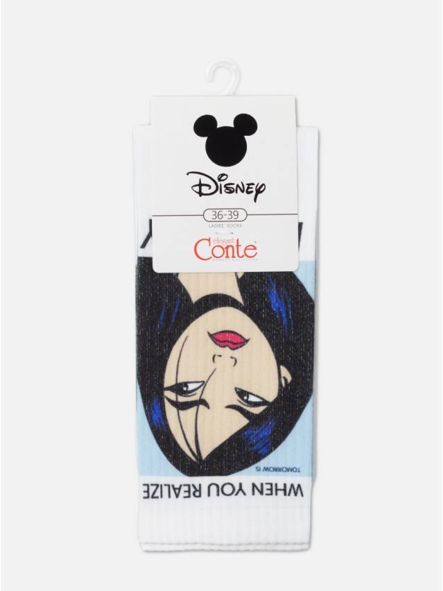 Шкарпетки жіночі бавовняні CE DISNEY (подовжені) 19С-236СПМ, р.23-25, 349 білий - 4