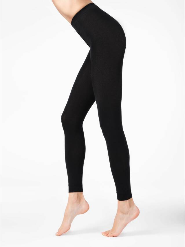 Легінси жіночі бавовняні COTTON LEGGINGS 250, р. 2, nero - 1