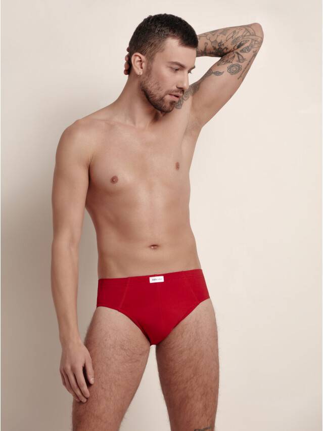 Труси чоловічі DW BASIC MEN MSL 2128 (коробочка),р.78,82, dark red - 2