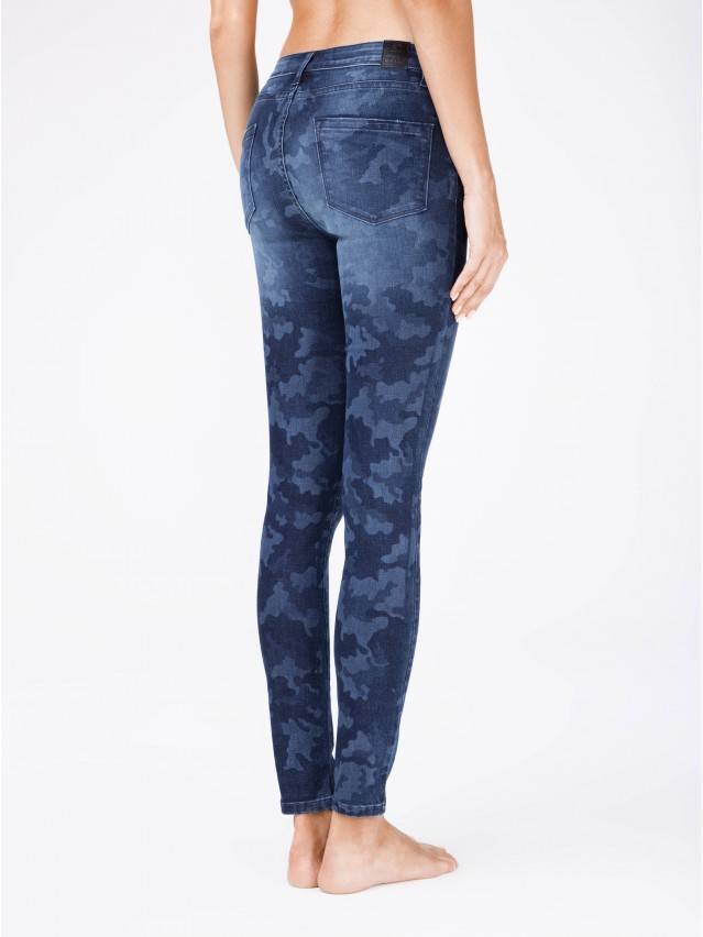 Джинси Skinny з високою посадкою CON-93, р.170-102, темно-синій - 2