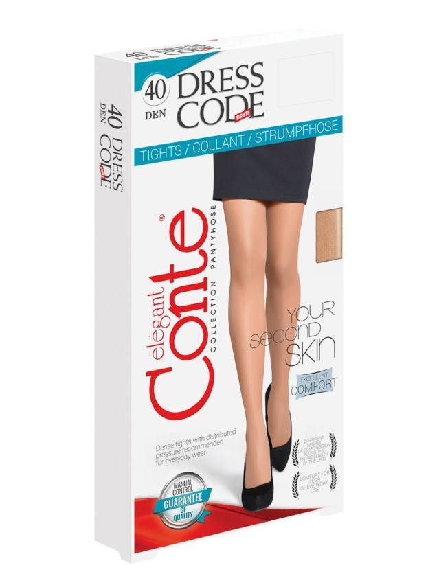 Колготки жіночі DRESS CODE 40, р.2, beige - 5