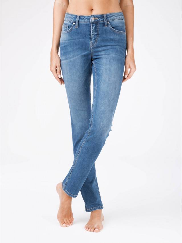 Джинси Straight Fit з високою посадкою CON-105, р.164-98, синій - 1