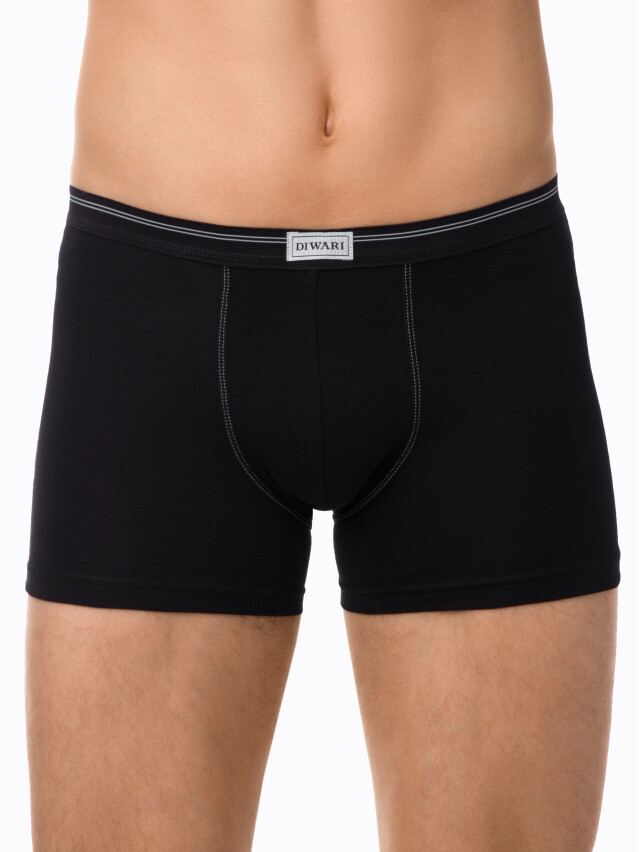 Труси чоловічі труси чоловічі DiWaRi SHORTS MSH 015, р. 78, 82/S, nero - 1