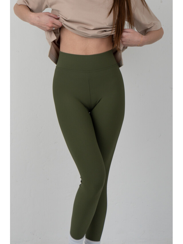 Легінси жіночі EL 30024, р.XL, khaki - 1