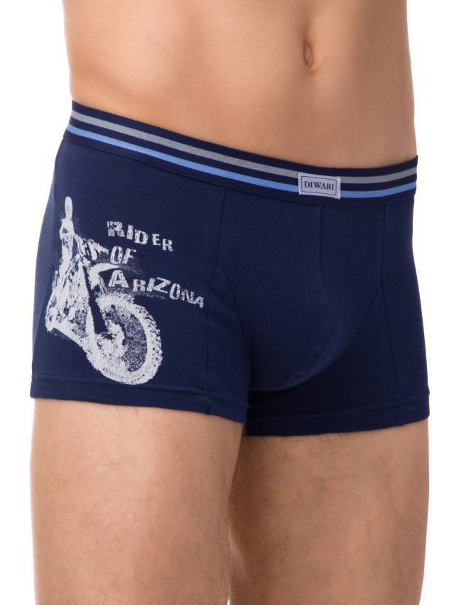 Труси чоловічі труси чоловічі DiWaRi TATTOO MSH 361, р. 78, 82/S, marino - 1