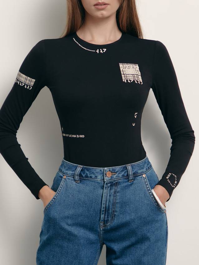 Боді CE LBD 1381, р.170-84-90, black - 1