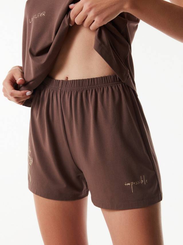 Шорти жіночі CE TATTOO STYLE LHW 1715, р.170-90, dark cappuccino - 3