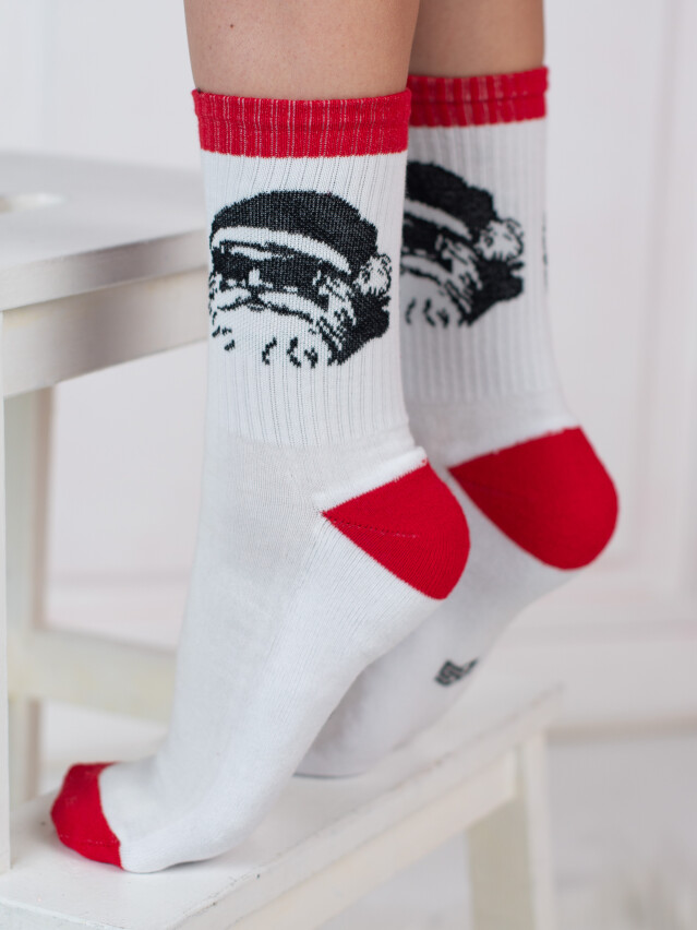 Шкарпетки MS M0304S Fancy, р.42-45, 44 білий - 1