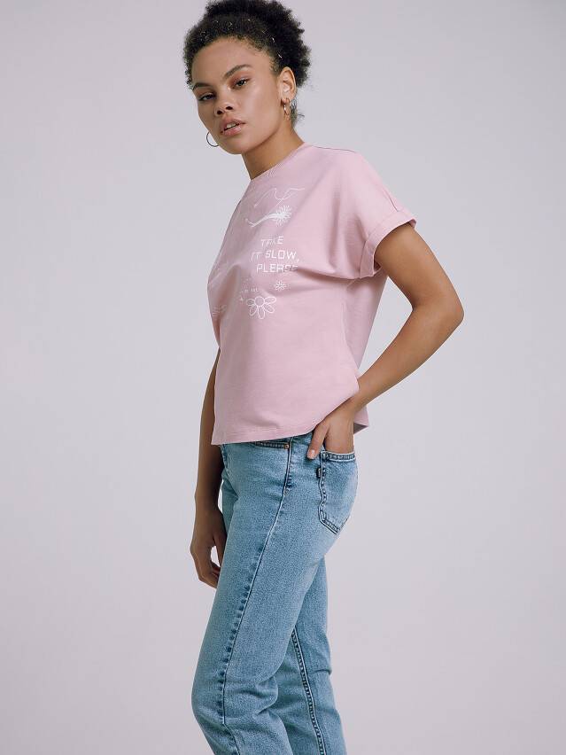 Жіноча футболка CE LD 1773, р.170-84, romantic pink - 3