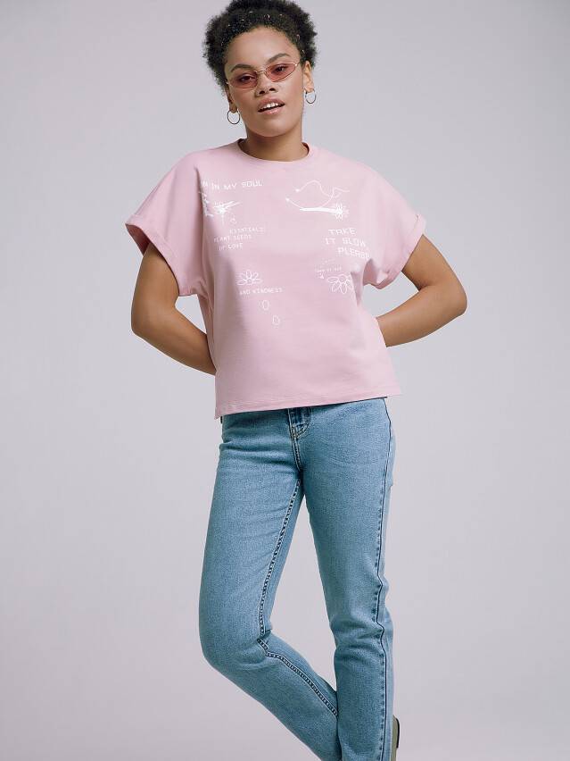 Жіноча футболка CE LD 1773, р.170-84, romantic pink - 2