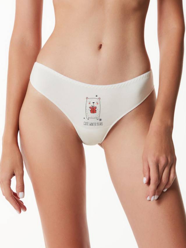 Труси жіночі CE MERRY XMAS LB 1711, р.90, off-white-box - 1