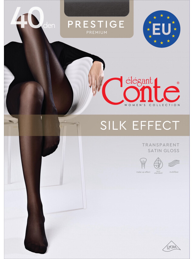 Колготки жіночі CE PRESTIGE 40 (EURO),р.2, bronz - 5