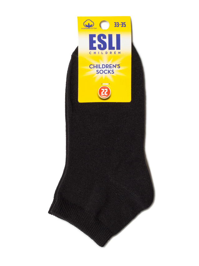 Шкарпетки дитячі ESLI (короткі) 19С-143СПЕ, р.16, 000 чорний - 2