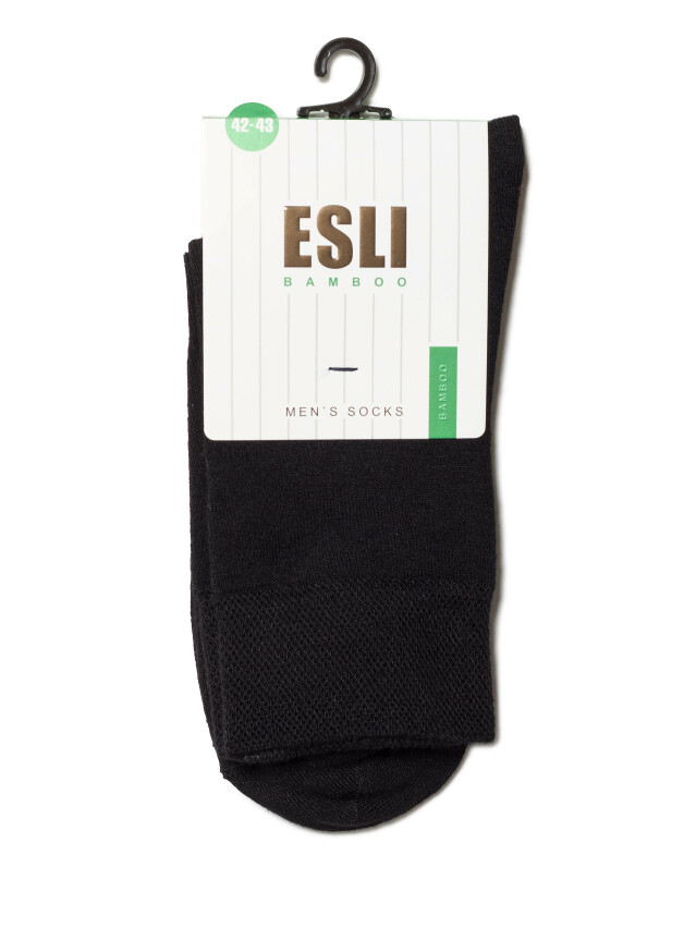 Шкарпетки чоловічі ESLI BAMBOO 14С-121СПЕ, р.25, 000 чорний - 2
