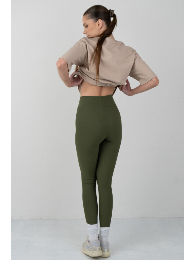 Легінси жіночі EL 30024, р.XL, khaki - 2
