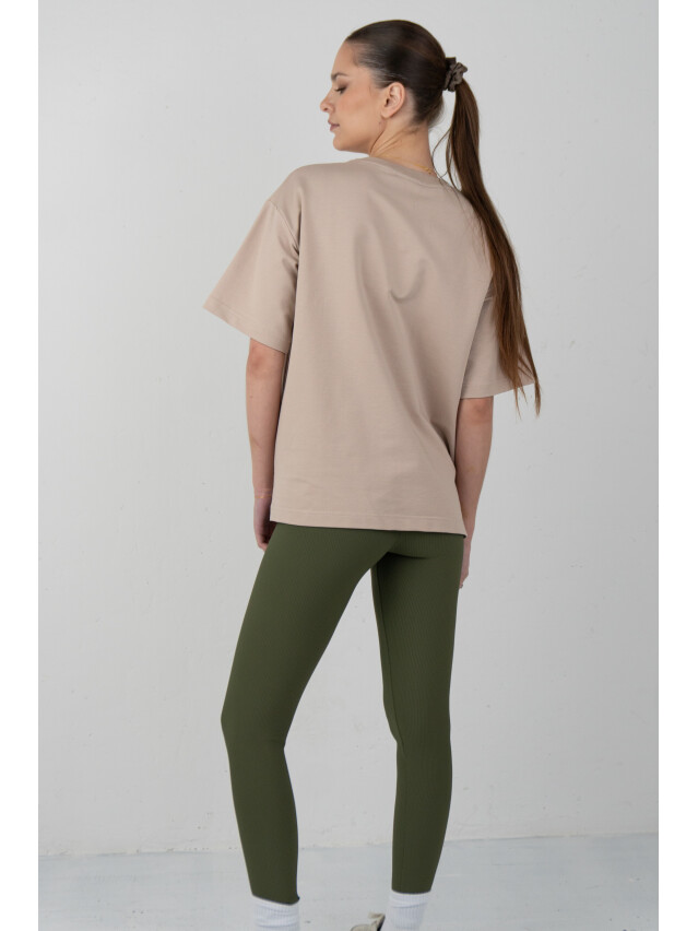 Легінси жіночі EL 30024, р.XL, khaki - 3