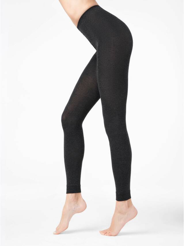 Легінси жіночі віскозні CASHMERE LEGGINGS 250, р.2, nero - 1