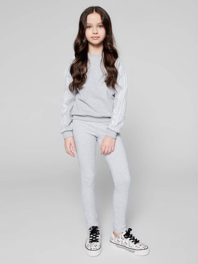 Легінси CE MINI FITNESS, р.104,110-56, light grey melange - 3