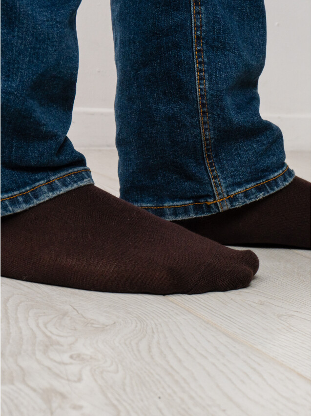 Шкарпетки чол. MS M0201S, р.40-41, 00 коричневий - 1