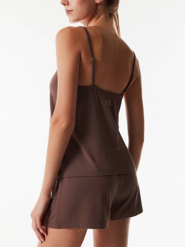 Топ жіночий CE TATTOO STYLE LHW 1714, р.170-84, dark cappuccino - 2