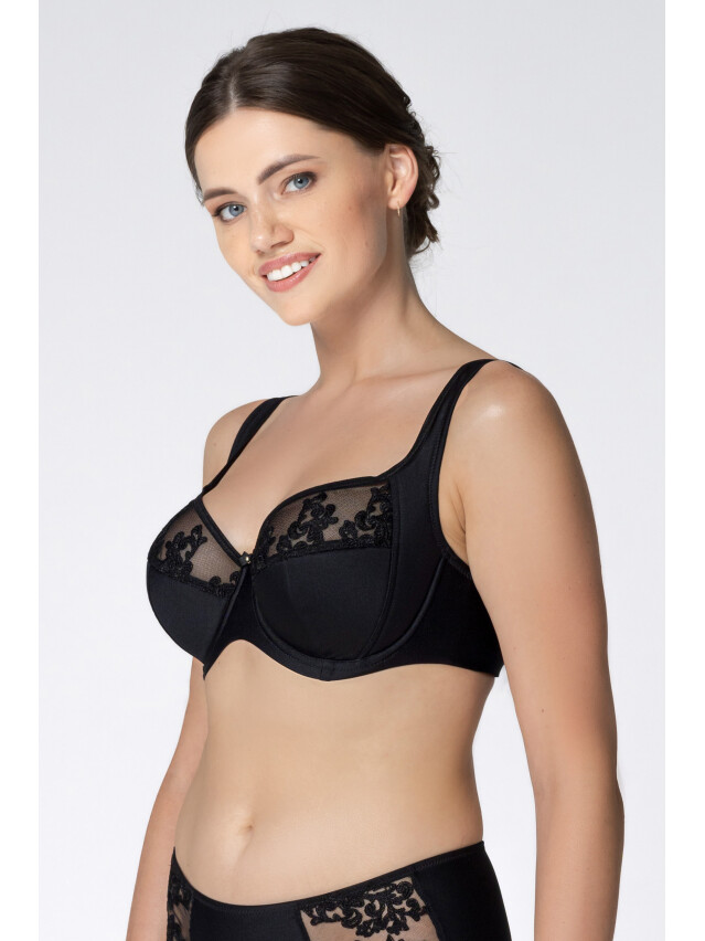 Бюст. semi soft RS Grace 723727, р.100C, чорний - 2
