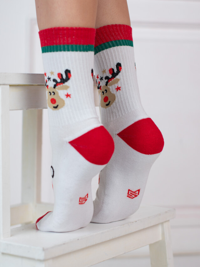 Шкарпетки MS M0304S Fancy, р.42-45, 45 білий - 3