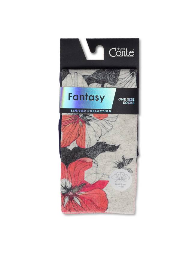 Шкарпетки женские CE FANTASY 20С-107/1СП, р.23-25, 256 бежевый - 3