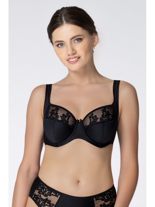 Бюст. semi soft RS Grace 723727, р.100C, чорний - 1