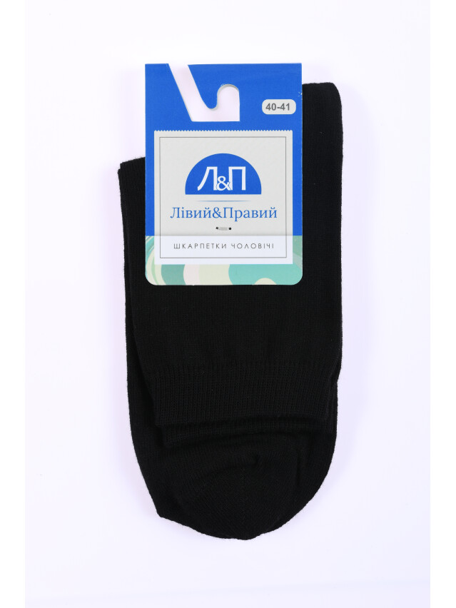 Шкарпетки чол. Л&П 220 (короткі),р.40-41, 00 чорний - 2