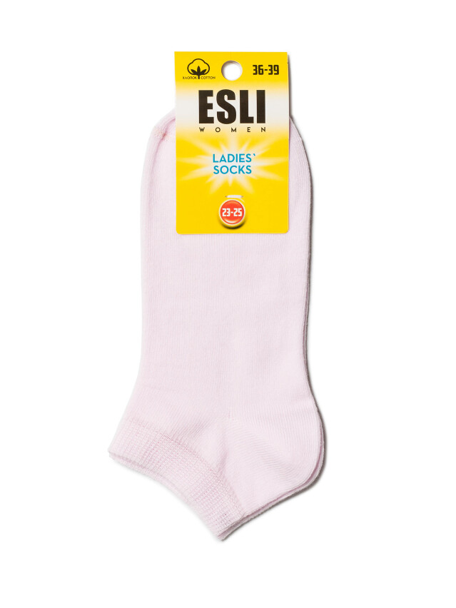 Шкарпетки жіночі бавовняні ESLI 19С-149СПЕ, р.36-39, 000 світло-рожевий - 3