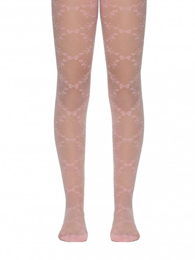Колготки дитячі нарядні DIANA, р. 104-110, pink - 1