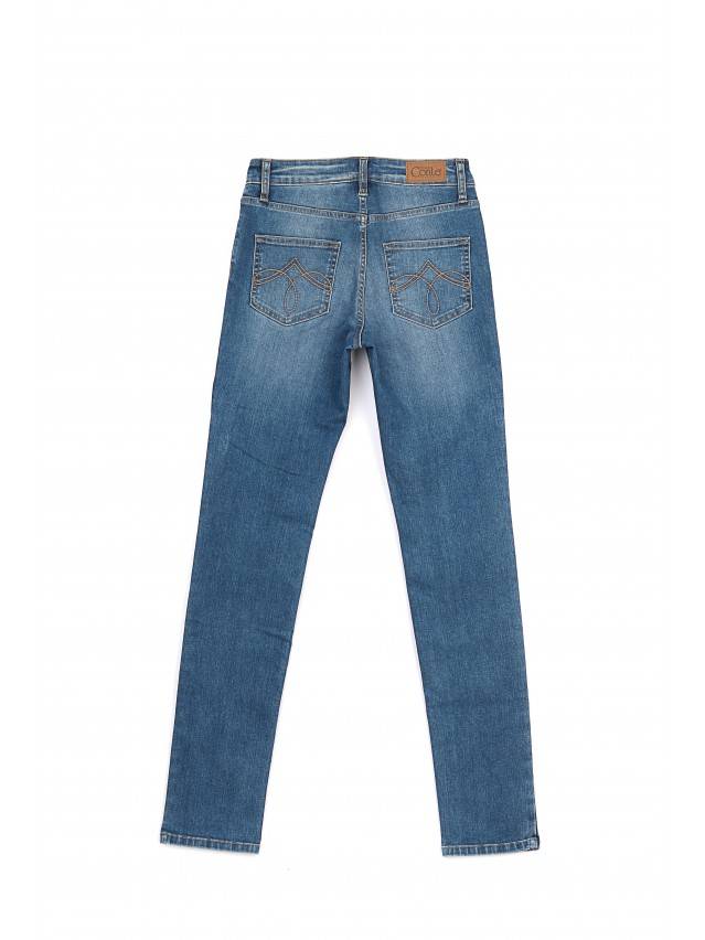 Джинси Straight Fit з високою посадкою CON-105, р.164-98, синій - 4