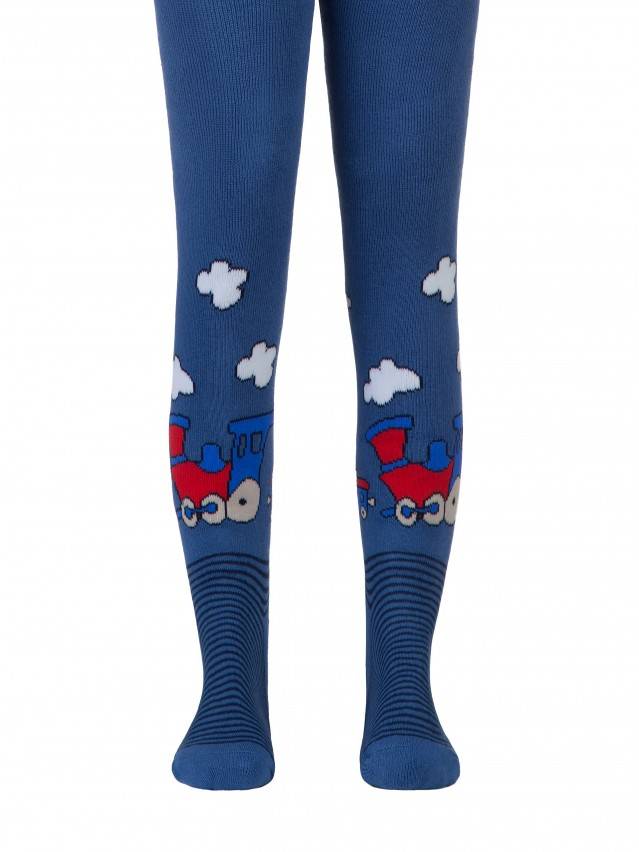 Колготки хлопковые детские SOF-TIKI (махровые внутри) 7С-38СП, p. 62-74, джинс, рис. 226 - 1