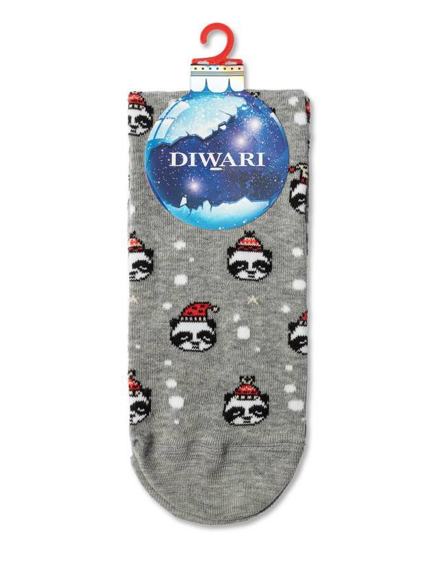 Носки мужские DW NEW YEAR 20С-62СП, р.42-45, 518 серый - 2