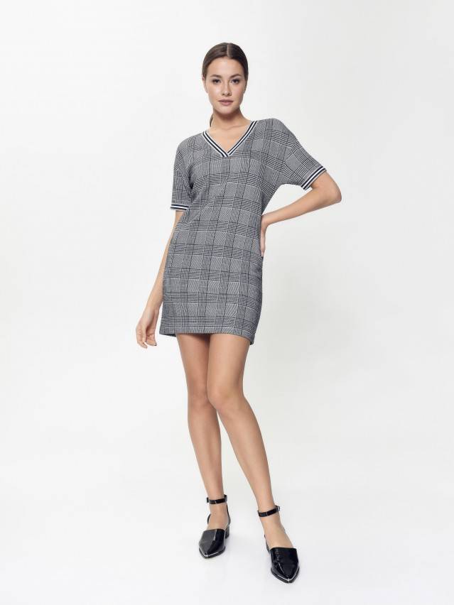Платье LPL 893, р.170-84-90, grey check - 3