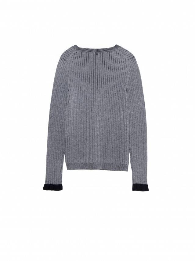 Джемпер LDK 063 18С-215СП, р.170-92, dark grey-black - 4