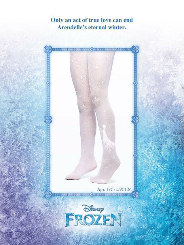 Колготки детские нарядные ©Disney 18С-159СПМ, р.104-110, bianco - 3