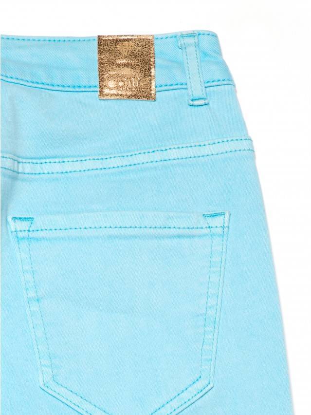 Джинсы skinny с высокой посадкой CON-219, р.170-90, washed aqua blue - 7