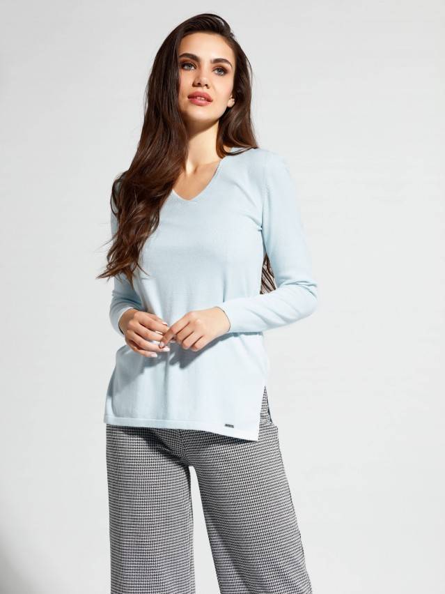 Пуловер LDK 056 , р.170-84, pastel blue - 2