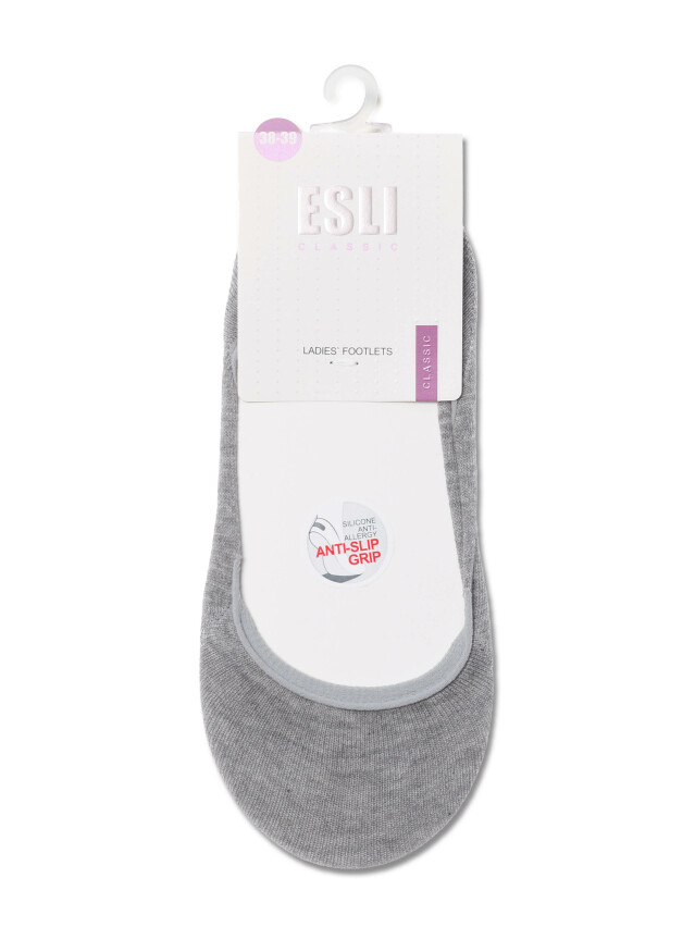 Подследники жен. хлопковые E CLASSIC 16С-16СПЕ, р.25, 000 серый - 2