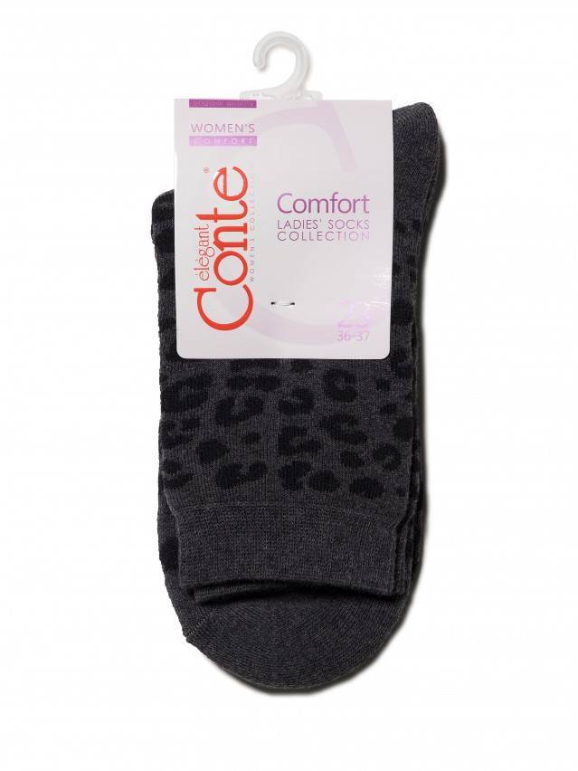 Носки хлопковые женские COMFORT (махровые) 17С-64СП, р. 36-37, темно-серый, рис. 118 - 3