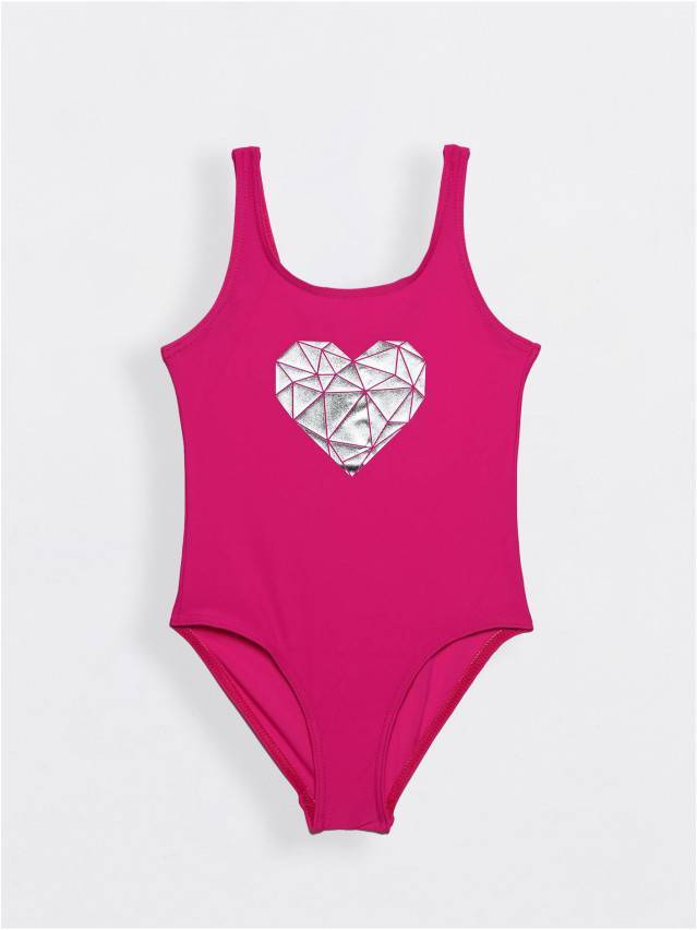 Купальник для девочек MINI LOVE, р.122,128-60, fuchsia - 1