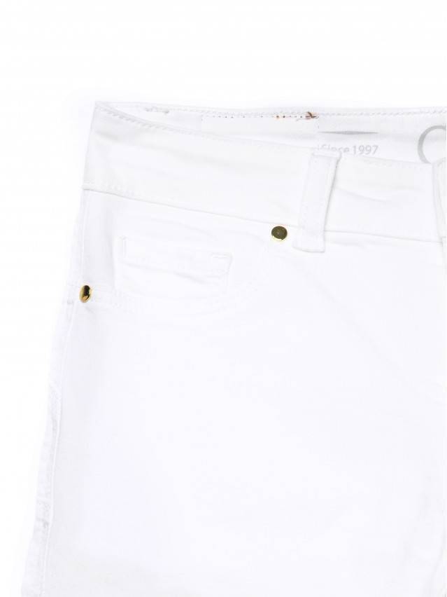 Джинсы Skinny со средней посадкой CON-128, р.170-90, white - 6