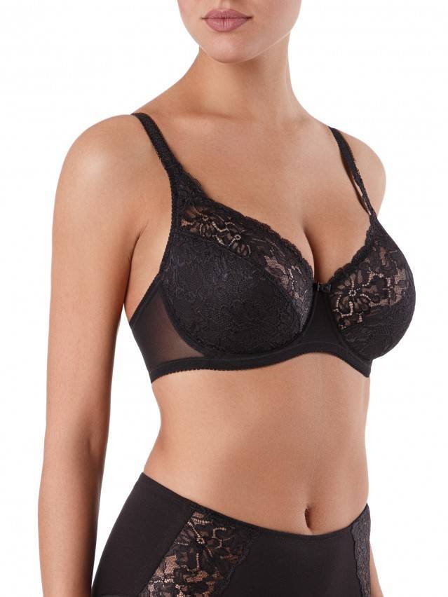 Бюстгальтер женский SENSUELLE RB6024, р.75C, черный - 1